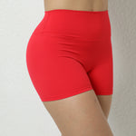 Yoga Shorts Gym Sports Shorts Women High Waist Workout Fitness Short Leggings Running Cycling Tight Soft Sportswear