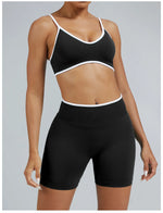 2PCS Yoga Suit Seamless Sports Set Gym Outfits Women Tracksuit Running Workout Clothes Sports Bra Athletic Wear Yoga Clothing