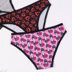 Halloween New Style Women's Briefs Lace Sexy Low-Waisted Seamless Invisible Girl's Underwear Soft Breathable Panties For Party