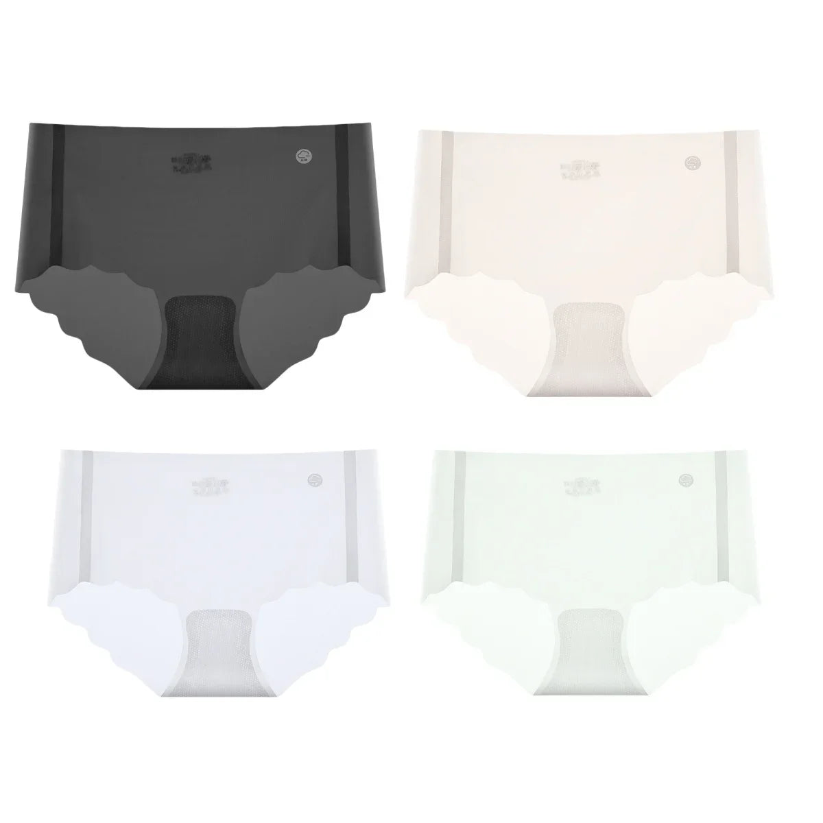 4Pcs/Set Sexy Women Panties Quick Drying Thin Briefs Seamless Underwear Summer Underpants Low Rise invisible Panties