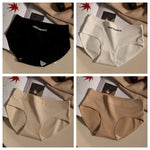 4Pcs/Set Cotton Panties Women Mid Waist Briefs Breathable Intimates Breathable Comfort Underwear M-2XL Soft Panties
