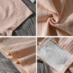 Women Underpants Seamless Mid Waist Cotton Solid Color Stretchy Boxers Anti-exposure Moisture-wicking Briefs Women Daily Wear