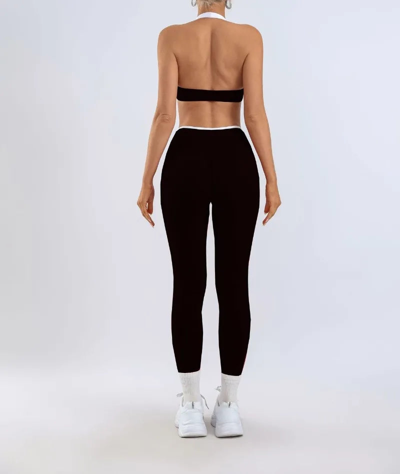 Women's Yoga Sets Fitness Sports Gym Slim Fit Hip-lifting Beautiful Back Suits Workout Casual Running Training Sets