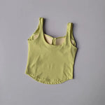 Women's fitness sports vest, camisole, beautiful back, running, shock-absorbing, gathering and slimming, naked feeling, worn ext