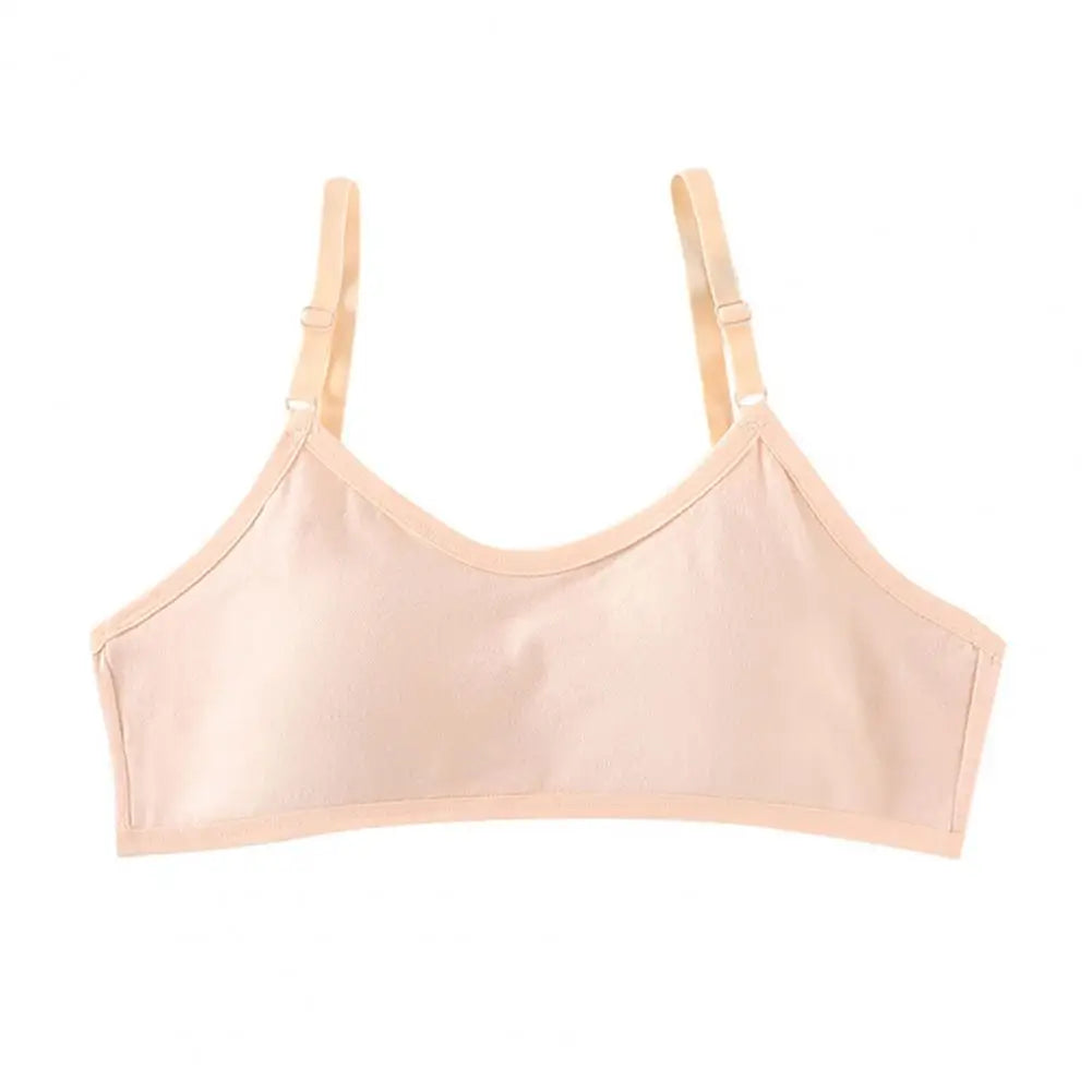 No Underwire Comfort Everyday Bra Women's Wirefree Padded Bra Seamless Full Coverage Cotton Bralette with Adjustable Strap