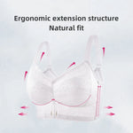 4/4 Cotton Cup Big Chest Appears Small Undercover for Underwire Bra Lightweight Breathable Seamless and Soft Support OW6059