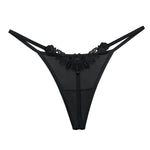 Floral Embroidery Sexy G String Underwear Women Panties T-Back Briefs Female Lingerie Erotic Girls Thongs Bikini Size S-XXL