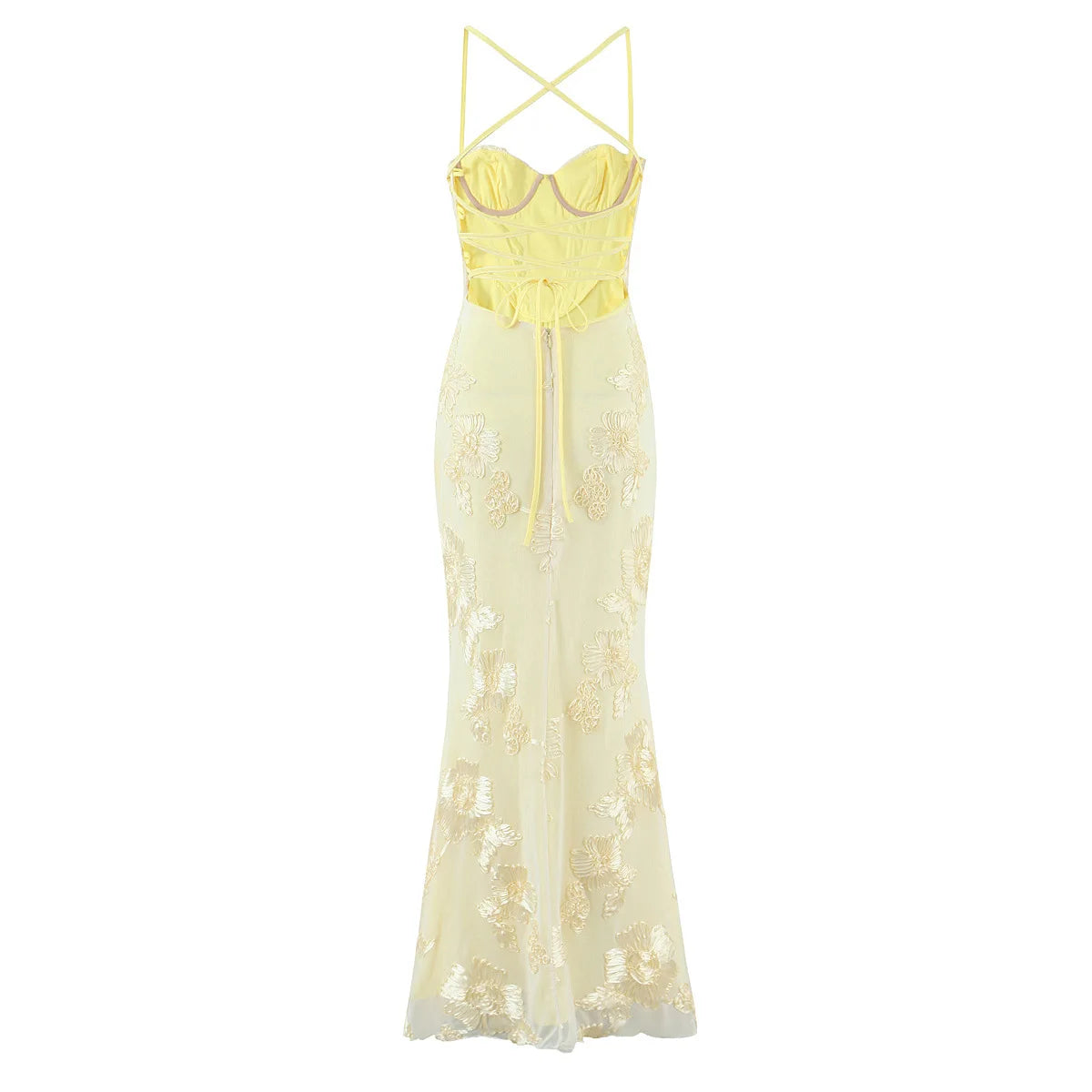 Women's Fashion Three-Dimensional Flower Heavy Craft Fishbone Underwire Dress For Woman Pure Desire Casual Elegant Dress Z3MN