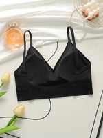 Four Colors U-shaped back Women's seamless comfortable single-layer thin detachable chest cushion sports bra Z2002