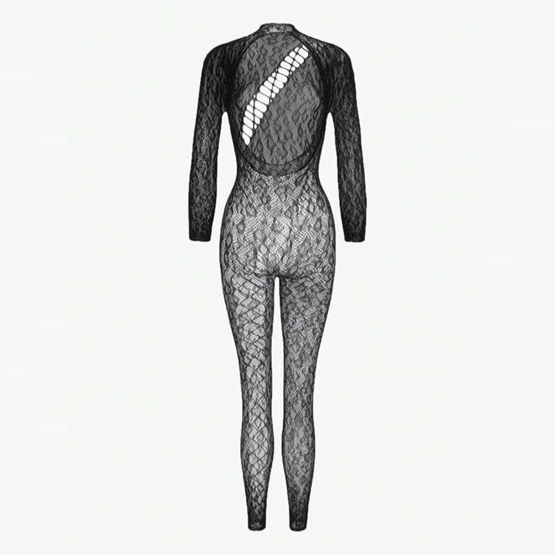 Women's Summer Hot Hollow Out Pantyhose Thin Long Sleeve Tights Plus Size High Stretch Body Stockings Ladies' Underwear Fishnets