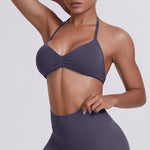 Hearuisavy Sports Bra Woman Gym Tops Sportswear Female Underwear Yoga Clothes Breathable Fitness Crop Top Push Up Workout Bras