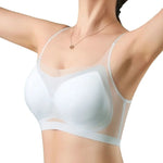 3Pcs/Set Ultra-thin Bras Women Ice Silk Small Chest Underwear Sexy Lingerie Padded Seamless Bra Summer Tube Top