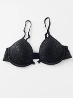 Women's Sexy Front Closure Push Up Bra Seamless Smooth Bra with underwire Makes Chest Look Smaller Lingerie beige