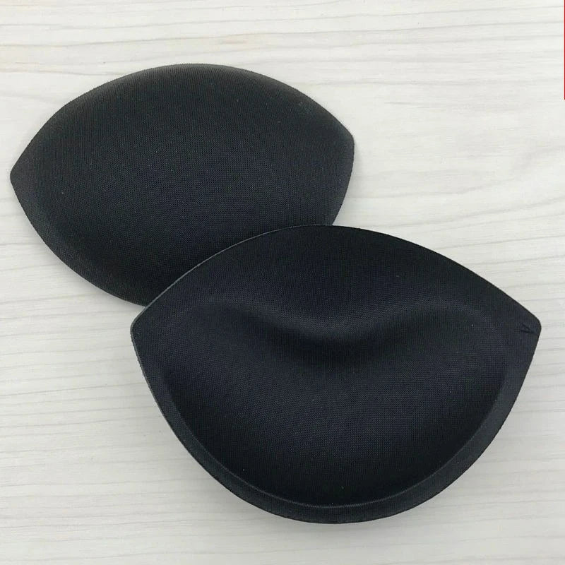 Thicken Sponge Bra Pads Push Up Breast Enhancer Removeable Bra Padding Inserts Cups for Swimsuit Bikini Padding Intimates