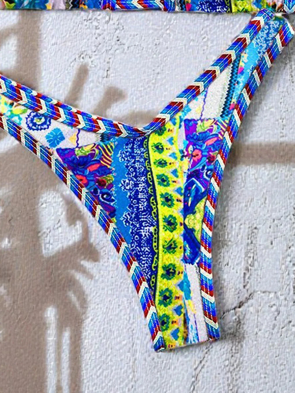 New Bikini Woman Sets Triangle Top Tie Side Bottom Bikinis Crochet Set Swimwear Multicolor Two Piece Swimsuit Women's Beach Wear