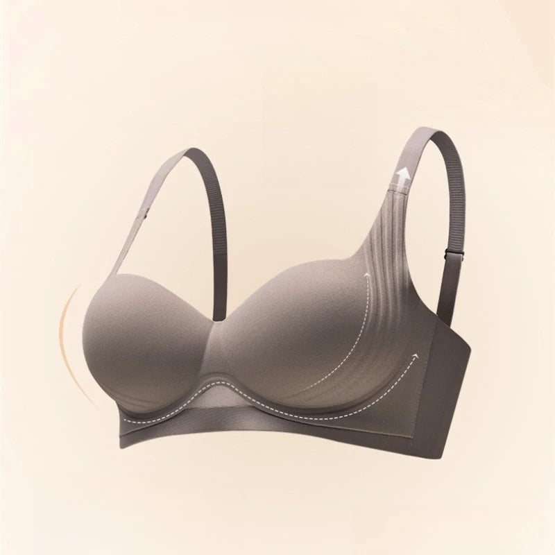 Comfortable Bra Seamless Bra Women's Large Cup Anti-sag Comfort Bras Soft Underwire SupportBreathable Bra 2025