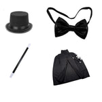 Easter Bunny Girl Cosplay 3-Piece Prop Set - Satin Headband Fluffy Rabbit Tail for Halloween Christmas
