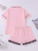 Women's Sleepwear 2026 New Summer Comfortable Pajamas Sets for Women Lapel Homewear Short Sleeve Shorts Set Pijamas Pajamas Set