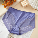 1 Pcs Women Panties Plus Size 3XL 4XL High Waist Sexy Hip Lift Briefs Seamless Lace Breathable Solid Silk Panty Female Lingerie