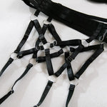 Toucheart Sexy Floral Embroidery Underwear Steel Ring Bra Lace Mesh Sexy Webbing Hollow Waistband Hanging Erotic Lingerie Suit