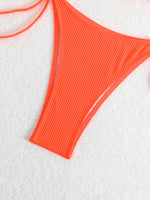 Sexy Black Micro Bikini 2025 Women Starfish Ornament Push Up Bra Tie Side Thong Swimsuit Summer Bathing Suit Holiday Swimwear