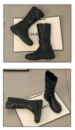 Women Thigh High Boots Women Modern Boots Zippers Outdoor Female Casual Platform Shoes Ladies Leather Long Boots Botines Mujer