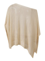 Women Off Shoulder Knitted Poncho Tops Loose Fit Cover Ups Summer Fall Sheer Shawl Wraps Blouse for Street Beach