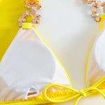 Mesh Skirt Halter Jewelled Diamond Bikini Female Swimsuit Women Swimwear Three-pieces Bikini Set Bathing Suit Swim Beachwear