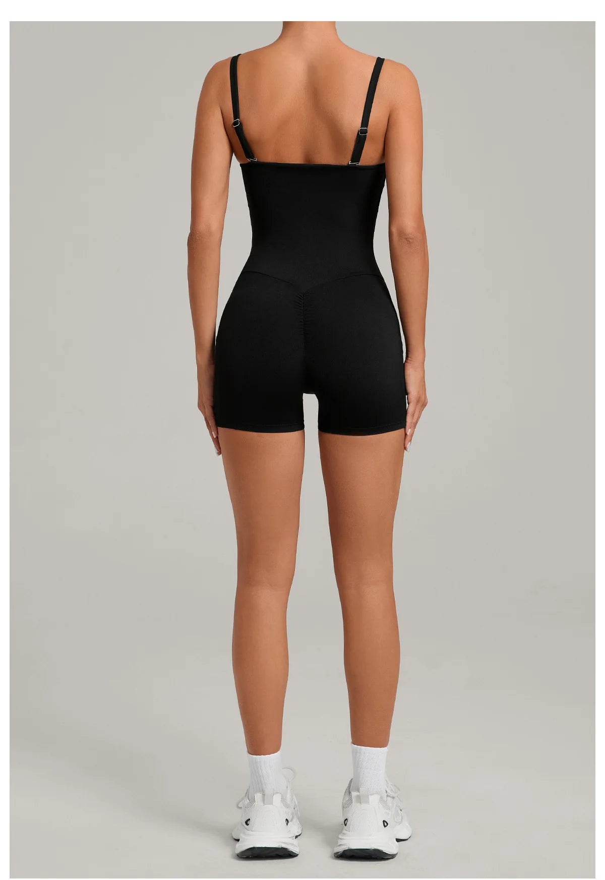 Outdoor Backless Yoga One Piece Suit Women Multiple Wearing Methods Sleeveless Slim Fit Pocket Stretch Sports Fitness Jumpsuit