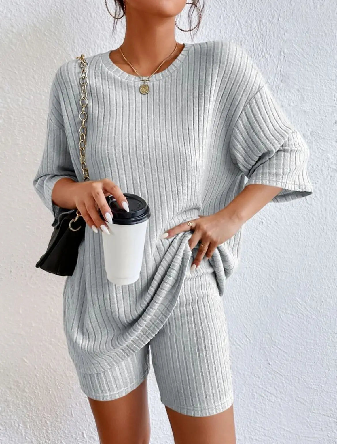 New Women's Sleepwear Fashionable Casual Loose Shorts Set 2026 Elegant Summer Women's Sleepwear Two-Piece Suit Home Suit Set Y2K