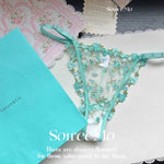 French Floral Lace Bra Set Push Up Underwire Large Bust Sheer Mesh See Through Sexy Bra Embroidery Demi Cup Lingerie Set MOYISU