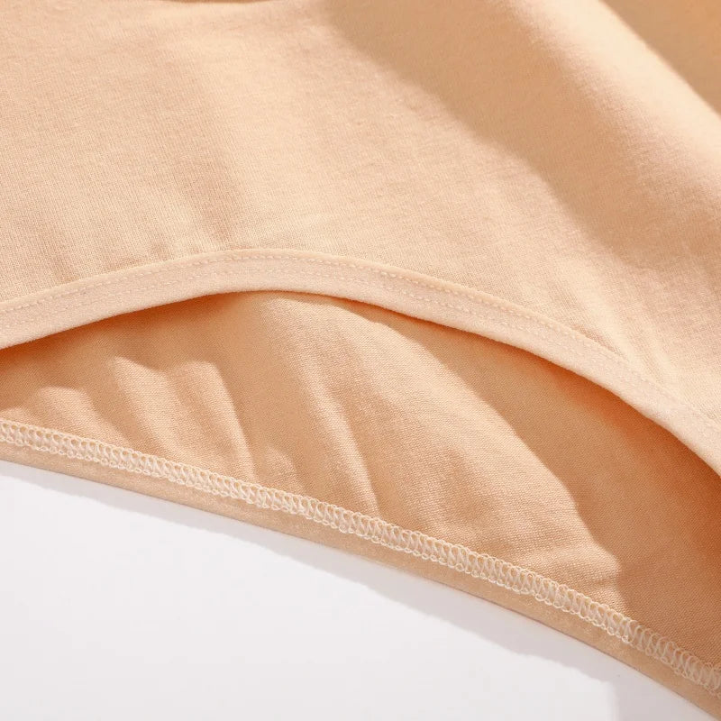 FINETOO 4Pcs Women'sCotton Panties Sexy Breathable Low WaistBriefs Letter Straps Underwear Soft Stretch Comfortable Lingerie