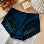 1 Pcs Women Panties Plus Size 3XL 4XL High Waist Sexy Hip Lift Briefs Seamless Lace Breathable Solid Silk Panty Female Lingerie