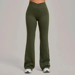 Women's Pilates Straight Yoga Pants Leggings Versatile Loose Wide-Leg Running Sports Fitness Hip-Lifting High Waist Trousers
