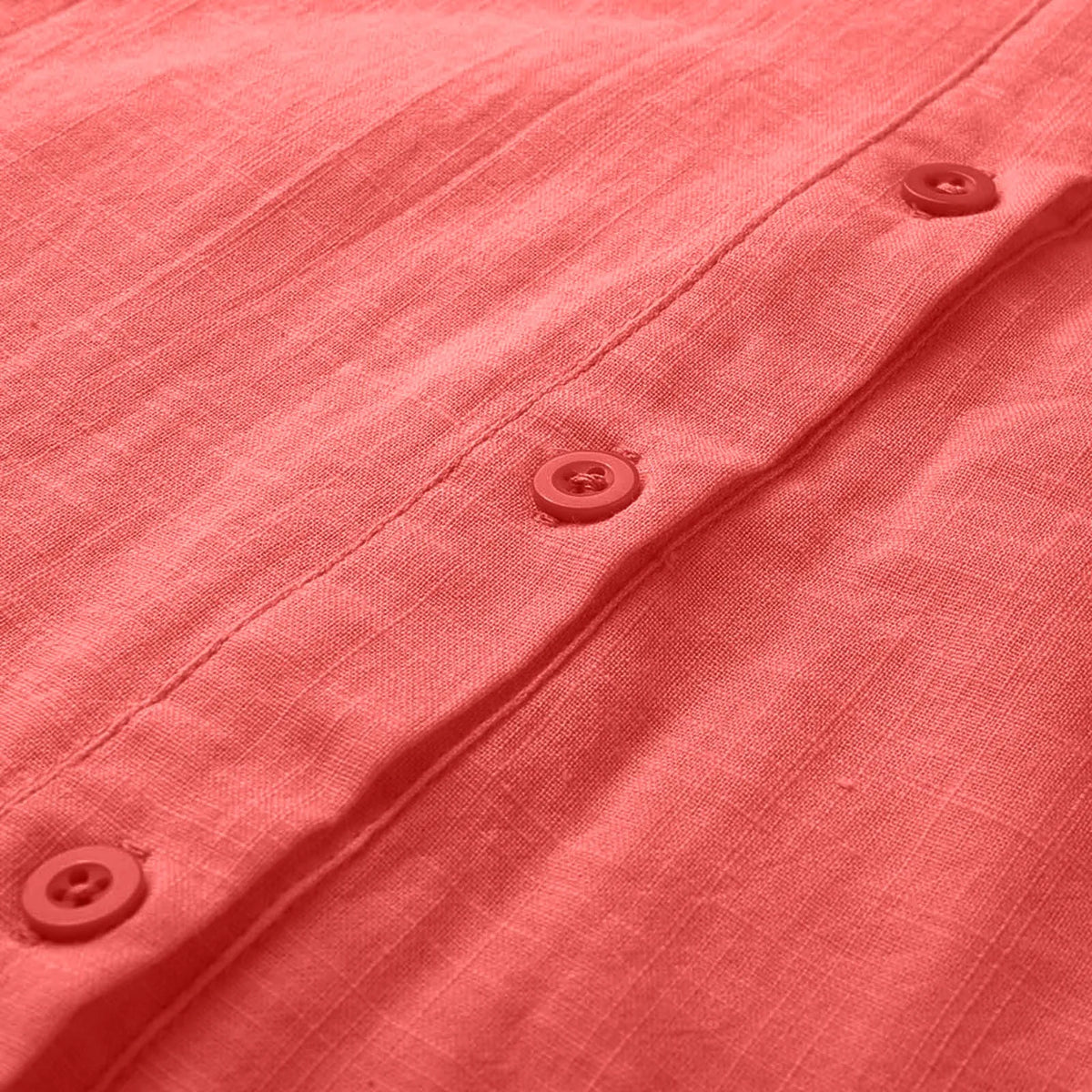 Cotton Linen Breathable And Comfortable Mid Length Oversized Button Down Half Sleeve O-neck Cardigan Casual Beach Suncreen Top