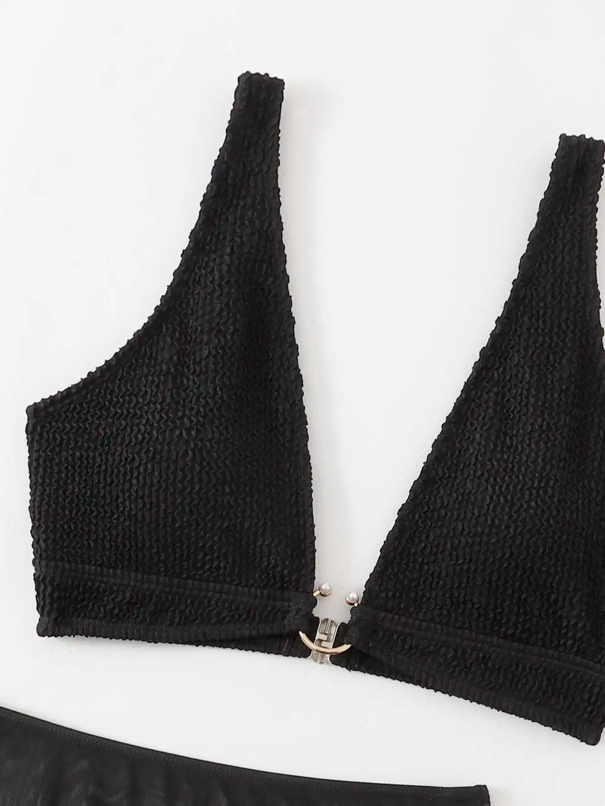 3 Pieces U-ring High Cut Bikini Swimsuit & Split Thigh Beach Skirt Swimwear Women 2026 Bathers Bathing Swimming Suit Female