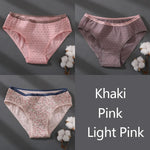 3Pcs/set Women Printing Floral Panties Low-Rise Cotton Briefs Female Comfortable Underwear Female Soft Panties Lingerie M-2XL