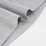 American knitted mid-waisted trousers, simple low-waisted straight loose casual trousers