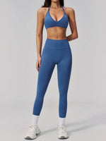 Breathable Quick Drying Yoga Set for Women Beauty Back Sports Bra High Waist Leggings Fitness Suit Outwear Gym Running Tracksuit
