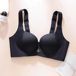 Plus Size Bra Sexy Lingerie Thick Cup Bras for Women Solid Padded Underwear Push Up Brassiere Femme Wireless Bra invisible bra