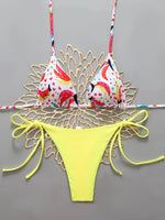 Halter Triangle String Thong Bikinis 2026 Women Sexy Swimsuit Brazilian Swimwear Female Bathers Bathing Swimming Swim Suit