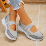 Spring Summer Breathable Flats Women Plus Size 43 Slip On Platform Sneakers Woman Comfortable Soft Non Slip Casual Shoes Female