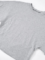 Fashion Casual Solid Gray Cropped T-shirt 2026 Woman Clothes O-neck Corset Tops Streetwear Girls Summer Autumn Short Tee Shirts