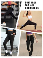1/2 Pcs Super Soft Sports Leggings With Pockets For Women High Waisted Workout Yoga Running Push Up Fitness Tight Pants Women's