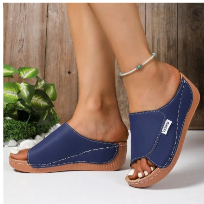 Summer Women Shoes Sandals Non-Slip Women's Shoes Slides Ladies Shoes Wedge Sandals Ladies Party Women Slippers Female Footwear