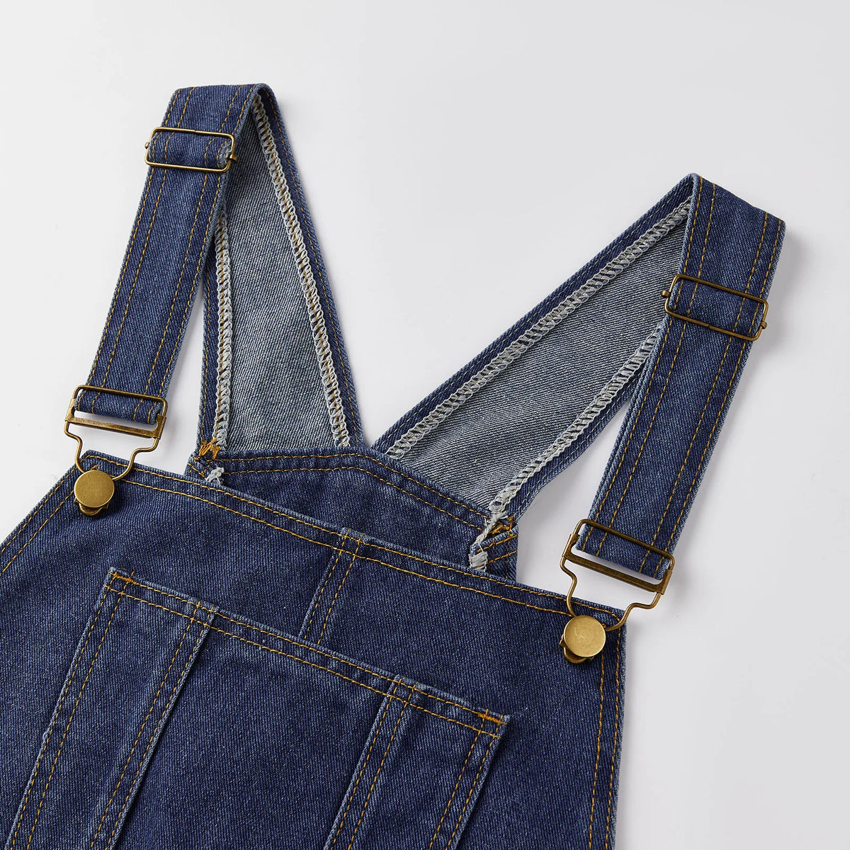 Summer Women Loose Denim Overalls Shorts Solid Color Sleeveless Suspender Jean Shorts Romper with Pockets Streetwear