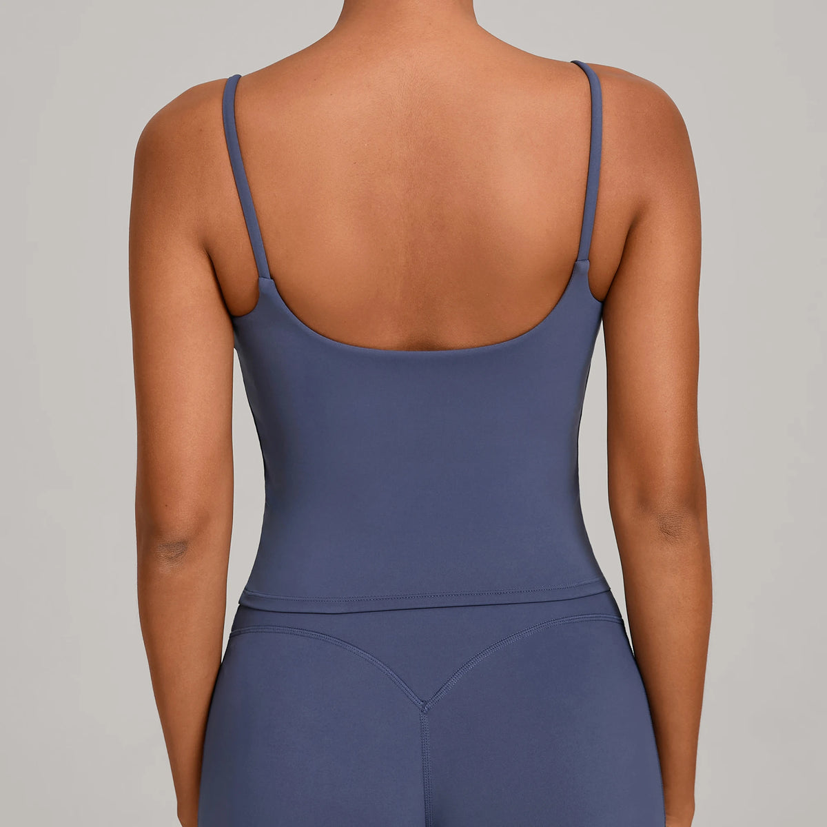GYM Tank Top With Built In Bra women's Yoga clothing running Square Neck fitness vest beautiful back sports Workout