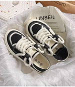 Women's Shoes WhiteNew Canvas Shoes Breathable Comfortable Platform Outdoor Casual Sports Shoes Zapatillas De Mujer