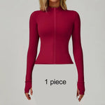 New Sportswear Seamless Yoga Set Gym Clothes Sportswear Long sleeved jacket Women Fitness Set Tracksuits Sports Bra Gym Leggings