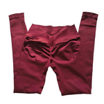 Sports Leggings Woman Clothes Seamless Yoga Pants Scrunch Booty V Waist Hip Lifting Fitness Gym Leggings Running Workout Tights